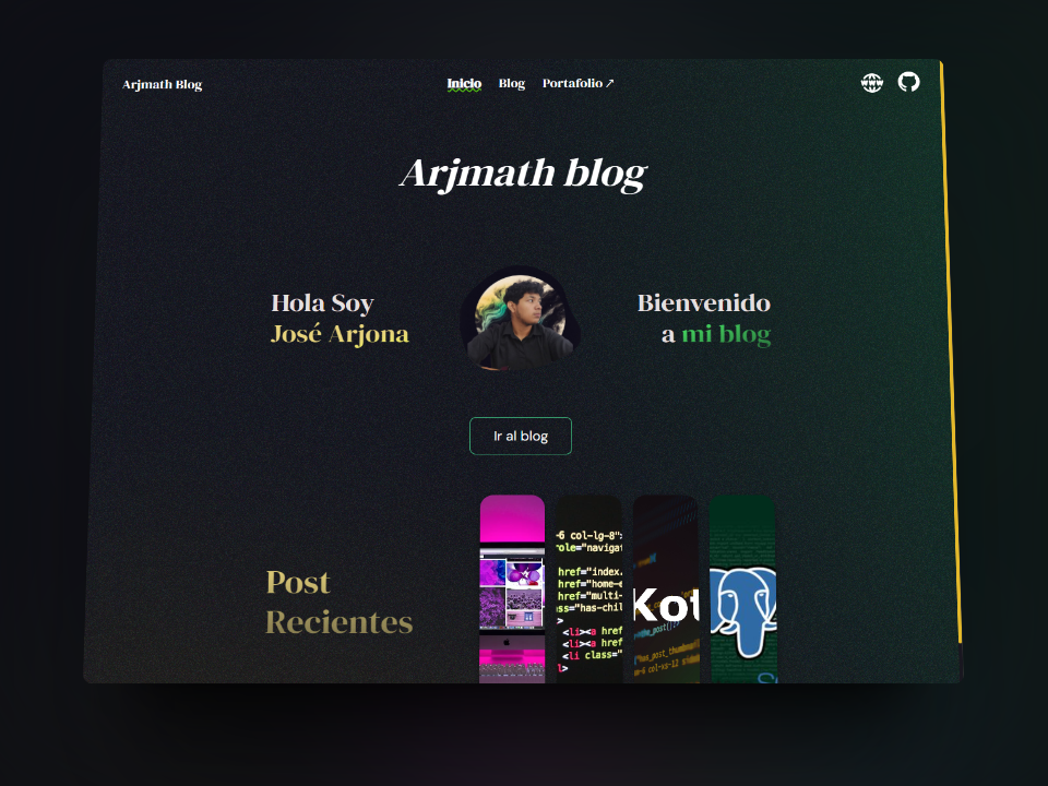 Imagen de portada del proyecto Arjmath-Blog